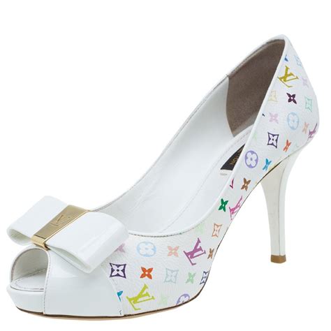 white louis vuitton pumps|Louis Vuitton pumps monogram.